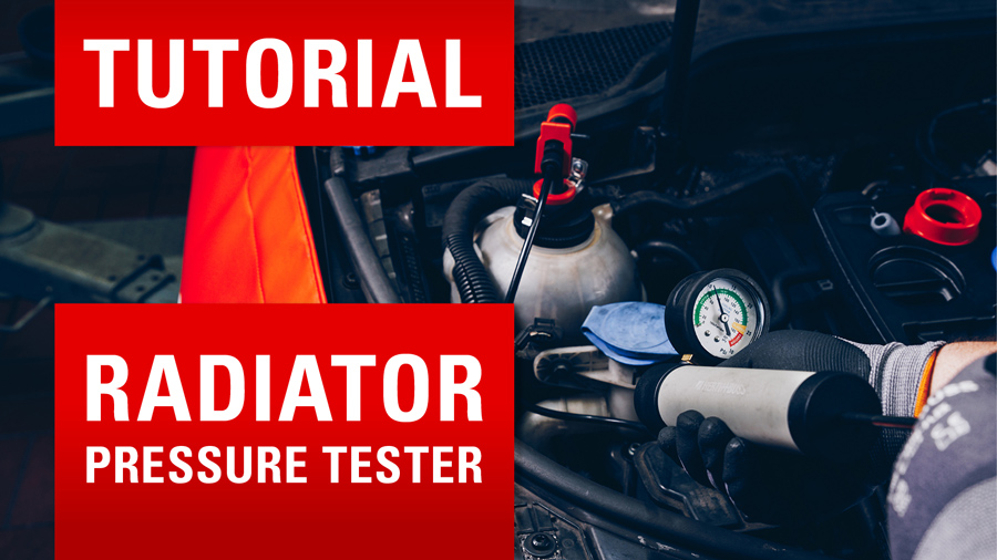 Pressurise cooling system with our radiator pressure tester [safe and easy]