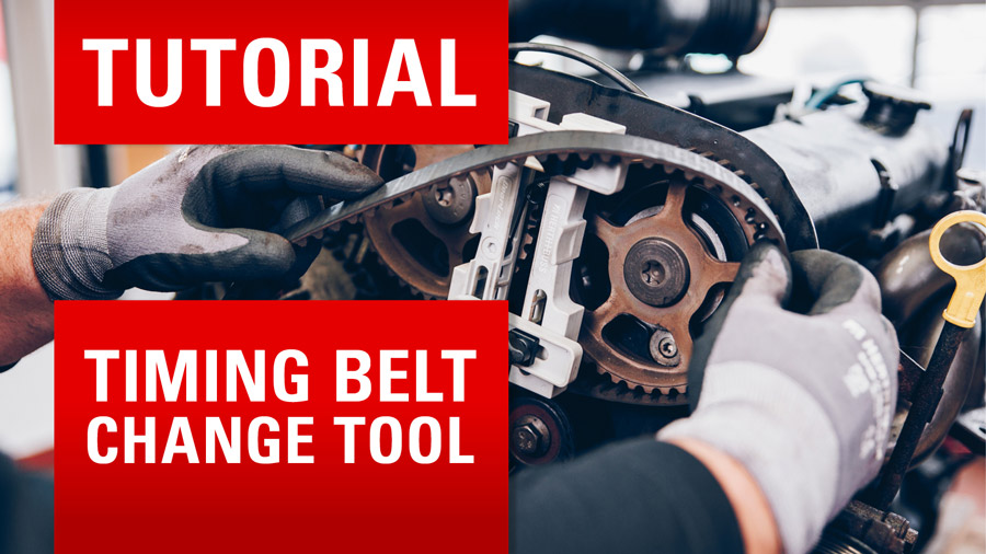 Change timing belt with our practical tool
